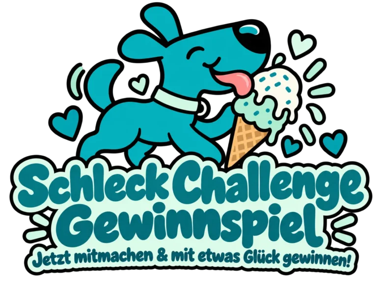 Hund leckt Eis Gewinnspiel